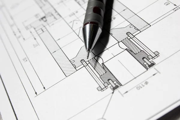 stock image Hydraulic planning