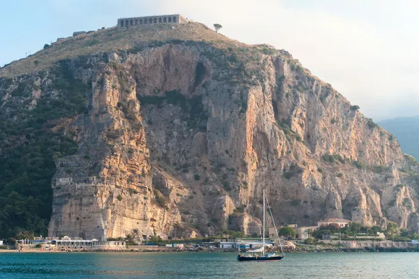 View of Terracina port, Italy in the morning — Stock Photo, Image
