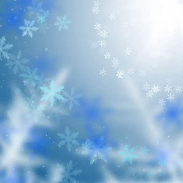 Schöne blaue Winter Hintergrund — Stockfoto