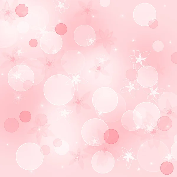 Rózsaszín virágos háttér — Stock Fotó