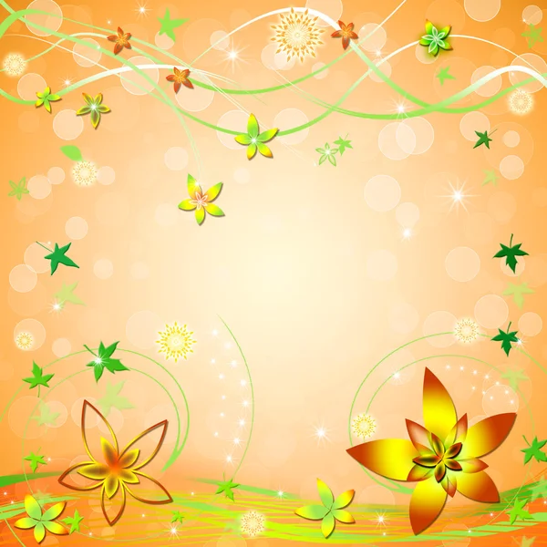Beautiful spring floral background — Stock Photo, Image