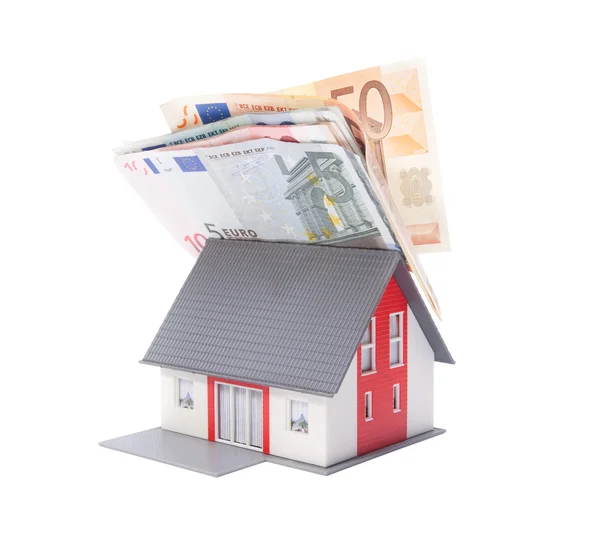 Para ve ev — Stok fotoğraf