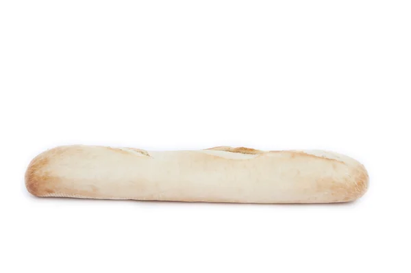 Baguette brödlimpa isolerad på vit — Stockfoto