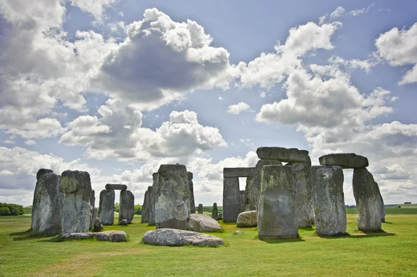 巨石阵，在英格兰的巨石纪念碑建在 3000bc 附近 — 图库照片