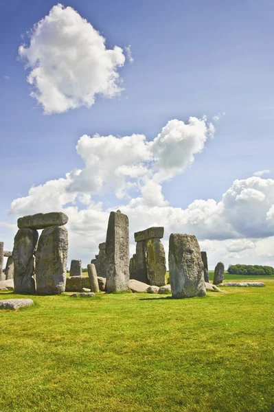 Стоунхендж, мегалитический памятник в Англии, построен около 3000 года до н.э. — стоковое фото