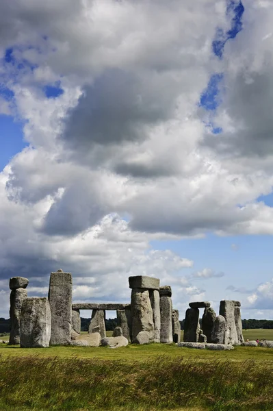 Стоунхендж, мегалитический памятник в Англии, построен около 3000 года до н.э. — стоковое фото