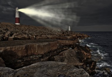 Victoria deniz feneri ile kayalık uçurum promontory ali kiriş