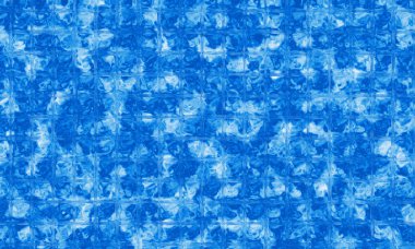 Simple glass tile blue background clipart