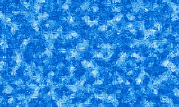 シンプルなガラスのタイルの青色の背景色 — ストック写真