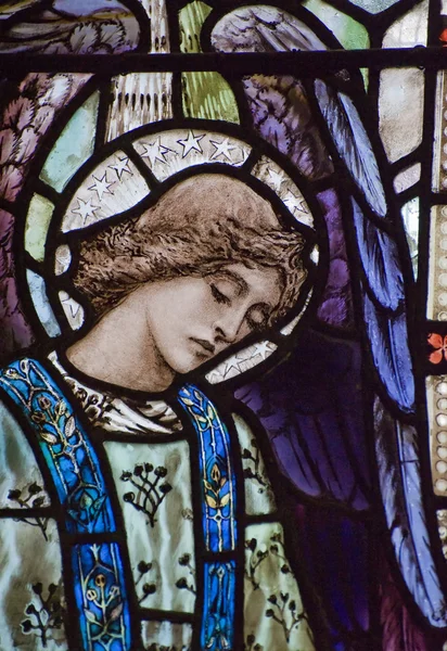 Saint peter güzel vitray pencere detayı — Stok fotoğraf
