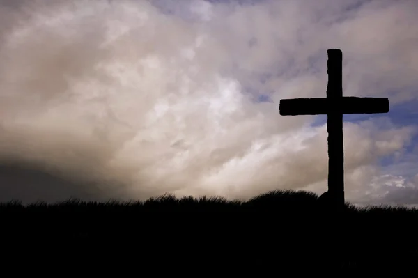 Jesus Christ Crucifixion on Good Friday Silhouette Stock Picture