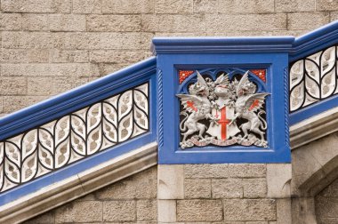 ayrıntı kule köprü london crest Hanedanlık armaları