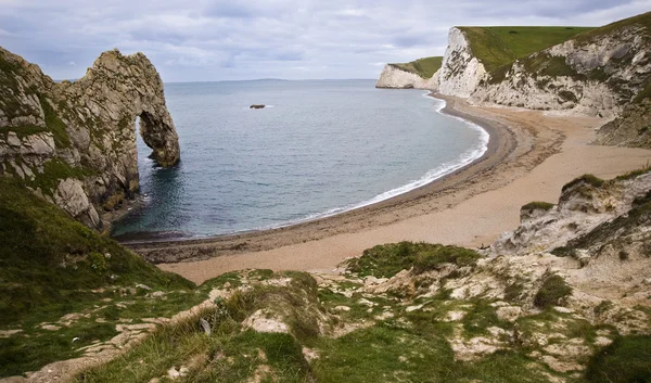 UNESCO světové dědictví místo Jurské pobřeží dorset, Anglie — Stock fotografie