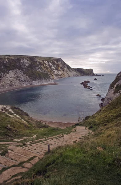 UNESCO παγκόσμια κληρονομιά site jurassic ακτή στην Αγγλία dorset — Φωτογραφία Αρχείου