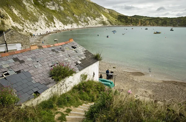 UNESCO világ örökség telek jurassic coast dorset Angliában — Stock Fotó