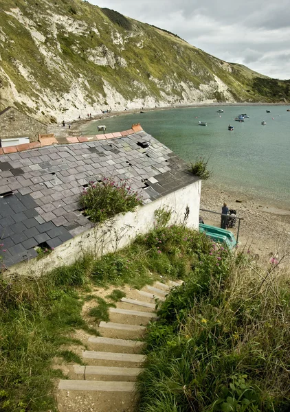 UNESCO Dünya Mirası site jurassic coast dorset, İngiltere — Stok fotoğraf