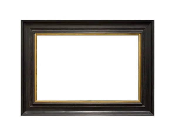 Antique picture frame isolated on white — Stock Photo, Image