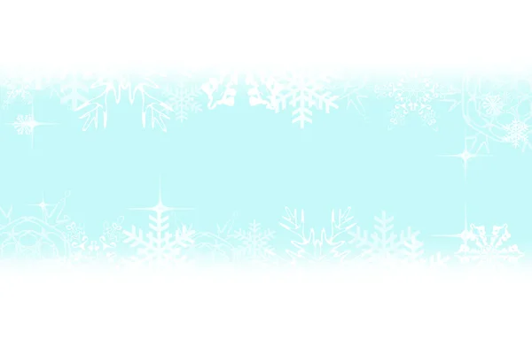 圣诞雪花背景的插图 — 图库照片