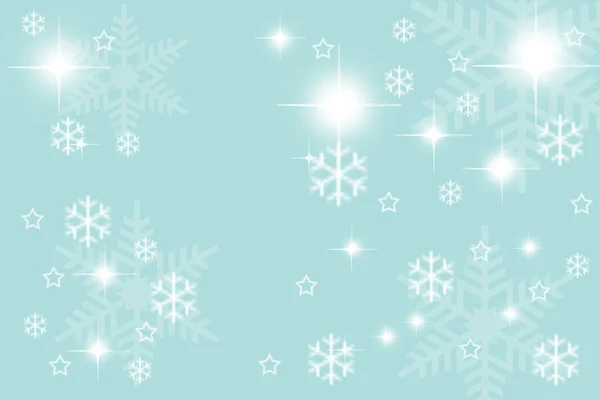 Illustration du fond de Noël avec des flocons de neige — Photo