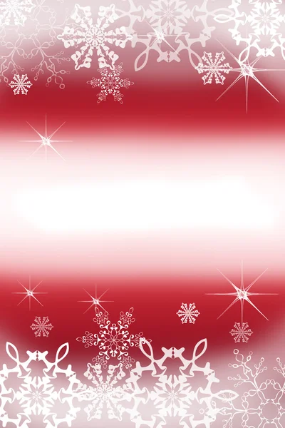 Ilustración de fondo navideño con copos de nieve —  Fotos de Stock