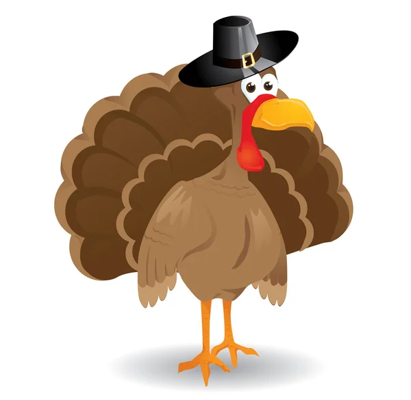 ベクトルの感謝祭の七面鳥 — ストックベクタ