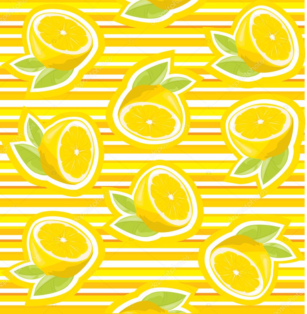 Citrus background — Stock Vector © lindwa #7141549