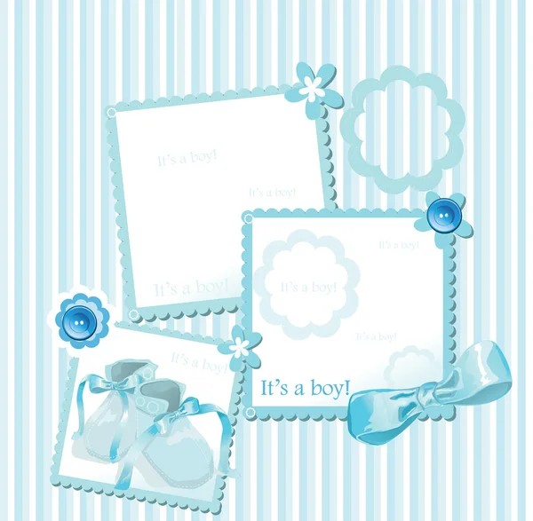 Carte de vœux Baby shower — Image vectorielle