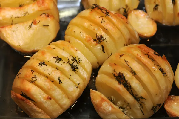 Closeup chutné brambory — Stock fotografie