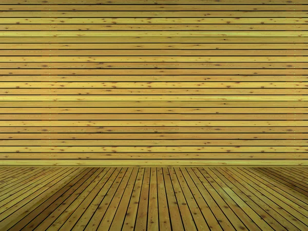Interior de madeira Fotografia De Stock
