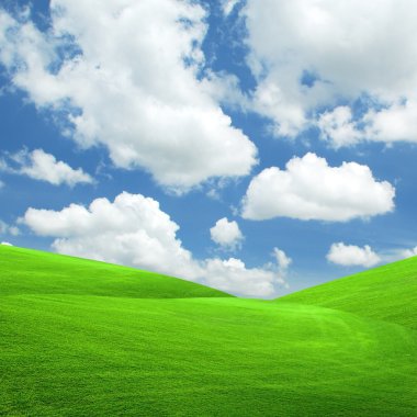 Landscape grass sky clipart