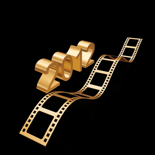 Golden 2012 film — Stock Photo, Image