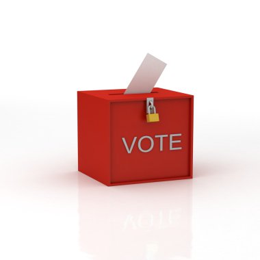 Vote box clipart