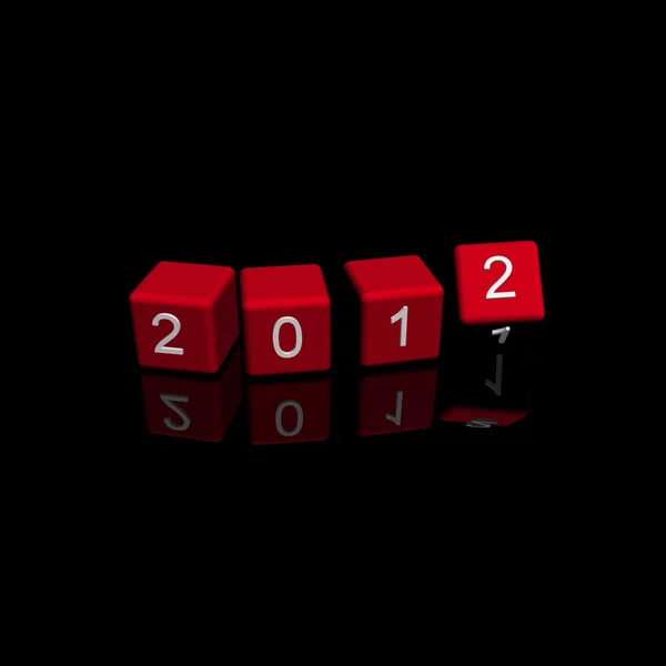 Frohes neues Jahr 2012 — Stockfoto