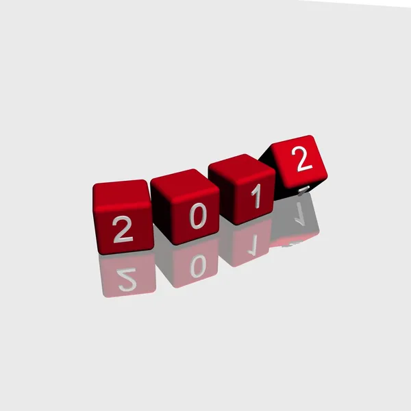 Щасливий новий рік 2012 — стокове фото
