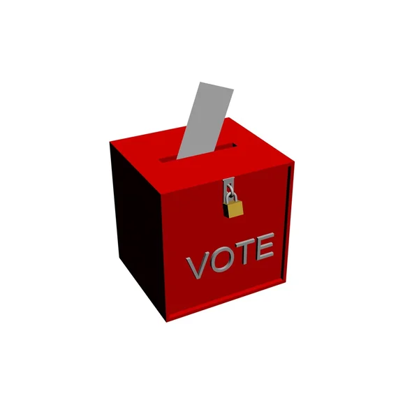 Hlasování box — Stock fotografie