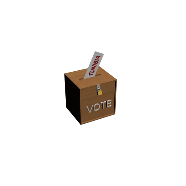 Голосування box — стокове фото