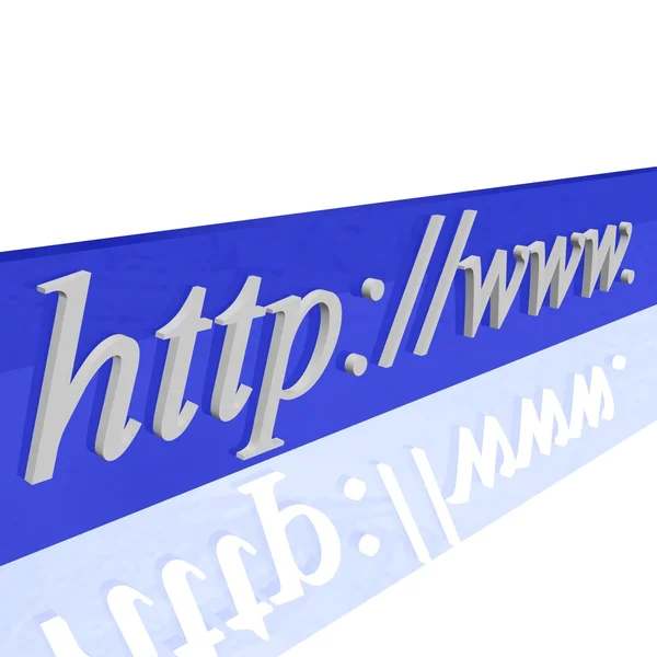 Web bar adress — Stock Photo, Image