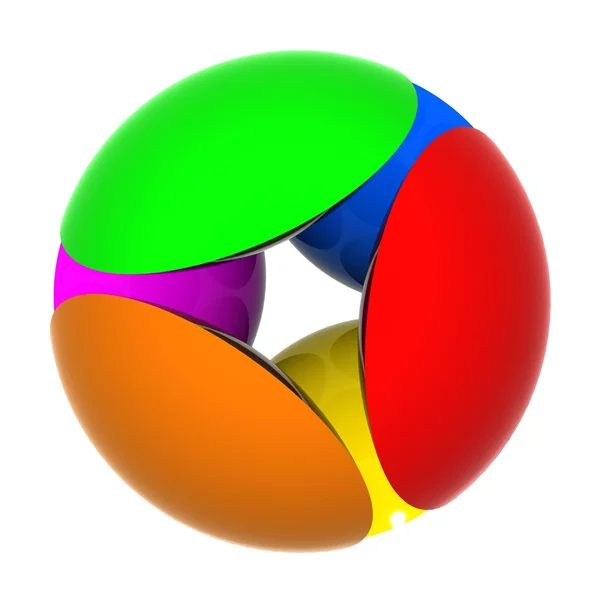 3d Model of a sphere — Stok fotoğraf