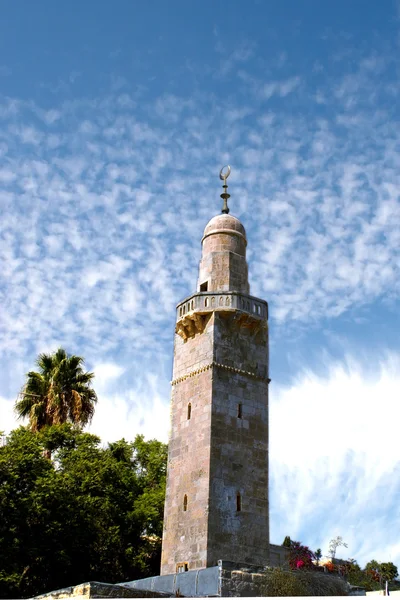 Widok na minaret — Zdjęcie stockowe