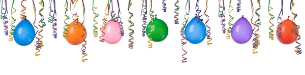 Balões e confetes — Fotografia de Stock