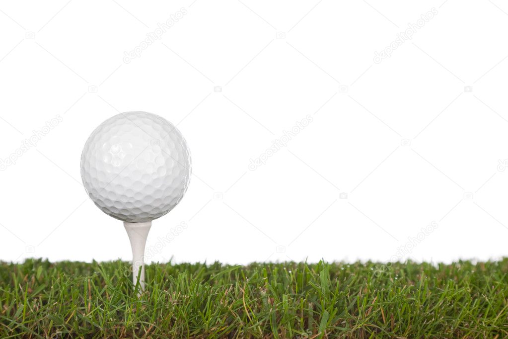Green with golfball