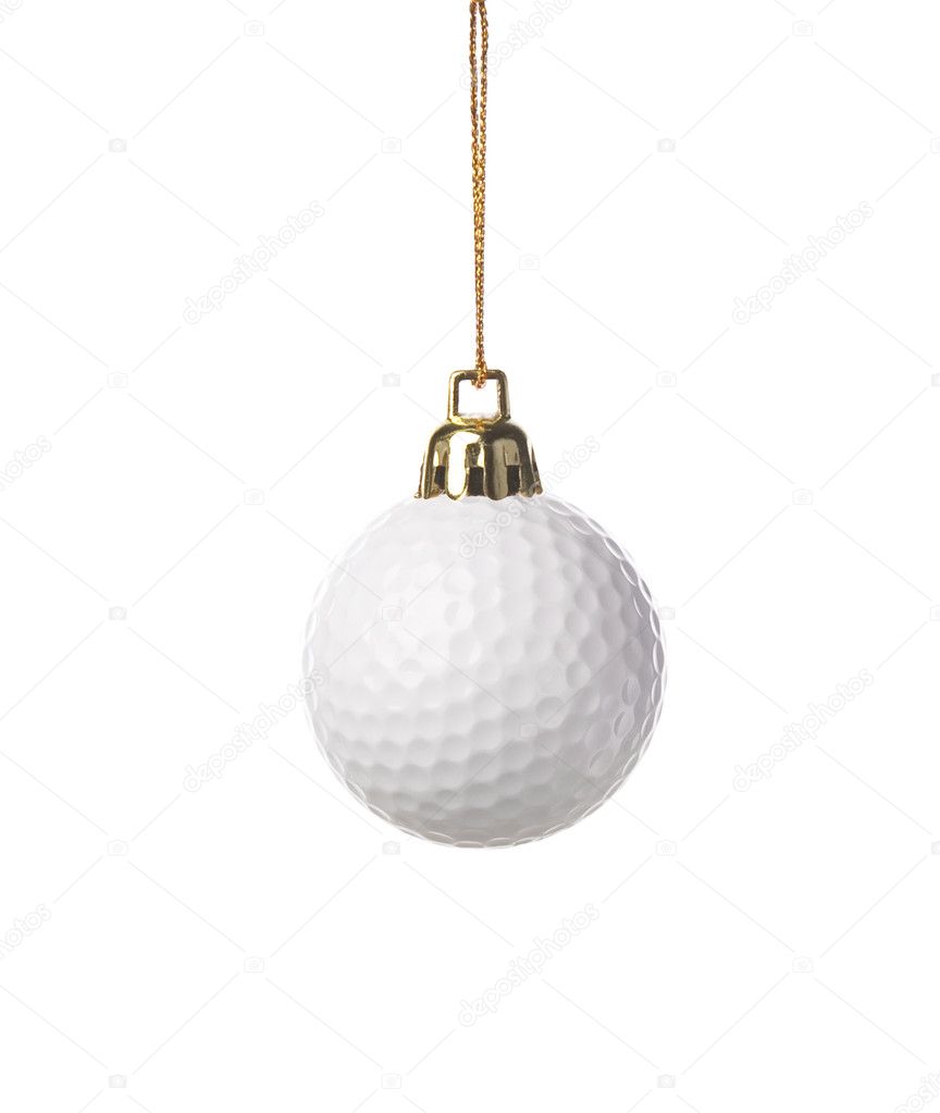 Golf-ball ornament