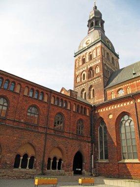 The Dome Cathedral - famous protestant cathedral in Riga, Latvia clipart