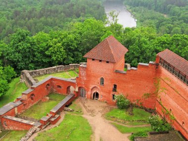 Ruins medieval Castle clipart