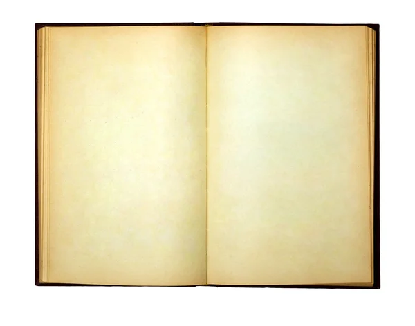 De oude open boek — Stockfoto