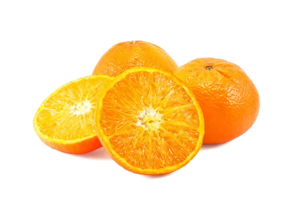 Mandarins isolated on white — Stock Photo, Image
