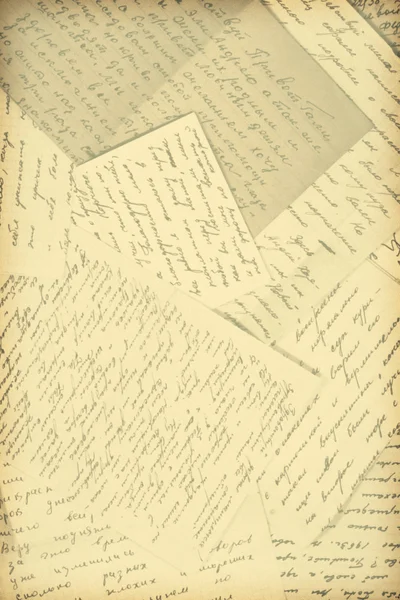 Cartas antigas como fundo — Fotografia de Stock