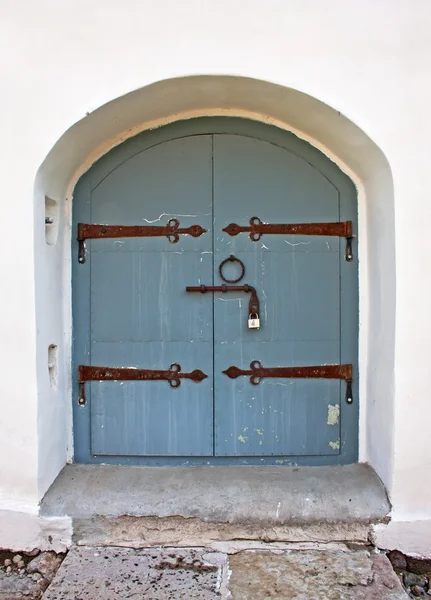 Puerta de hierro antigua —  Fotos de Stock
