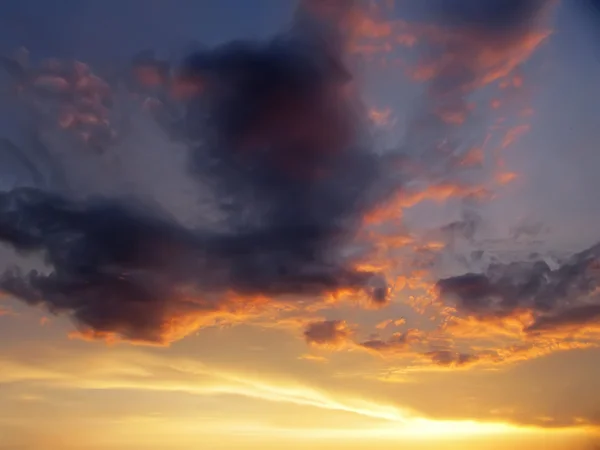 Beautiful sunset cloud and sky — Stock Photo, Image