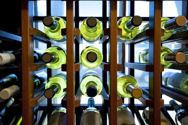 Пляшки вина — стокове фото
